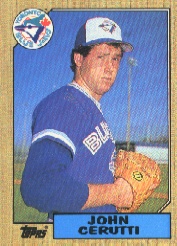 1987 Topps Baseball Cards      557     John Cerutti